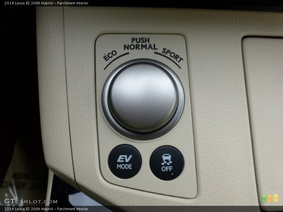 Parchment Interior Controls for the 2014 Lexus ES 300h Hybrid #104050521