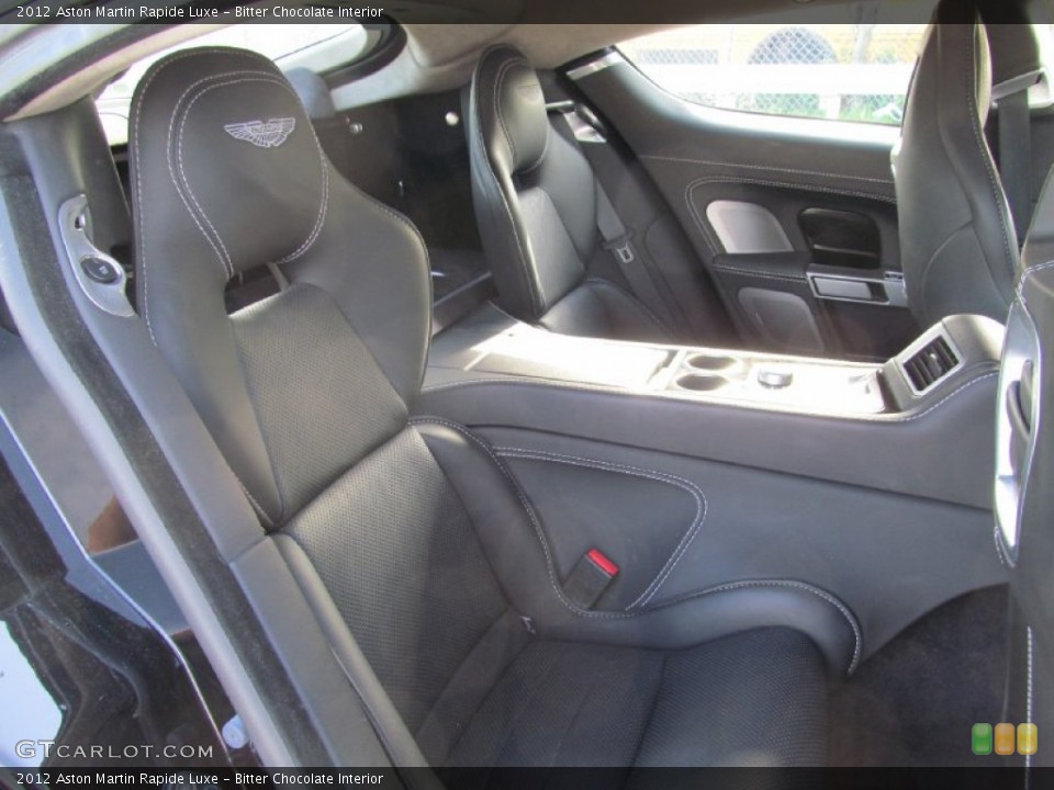 Bitter Chocolate Interior Rear Seat for the 2012 Aston Martin Rapide Luxe #104050935
