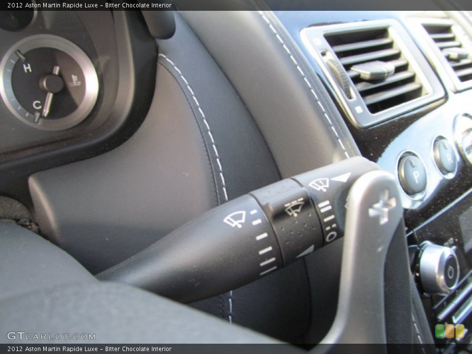 Bitter Chocolate Interior Controls for the 2012 Aston Martin Rapide Luxe #104051247