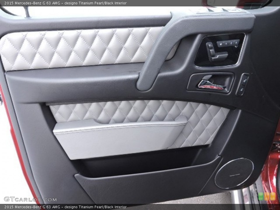 designo Titanium Pearl/Black Interior Door Panel for the 2015 Mercedes-Benz G 63 AMG #104052993
