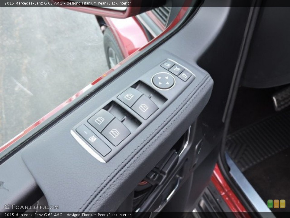 designo Titanium Pearl/Black Interior Controls for the 2015 Mercedes-Benz G 63 AMG #104053014