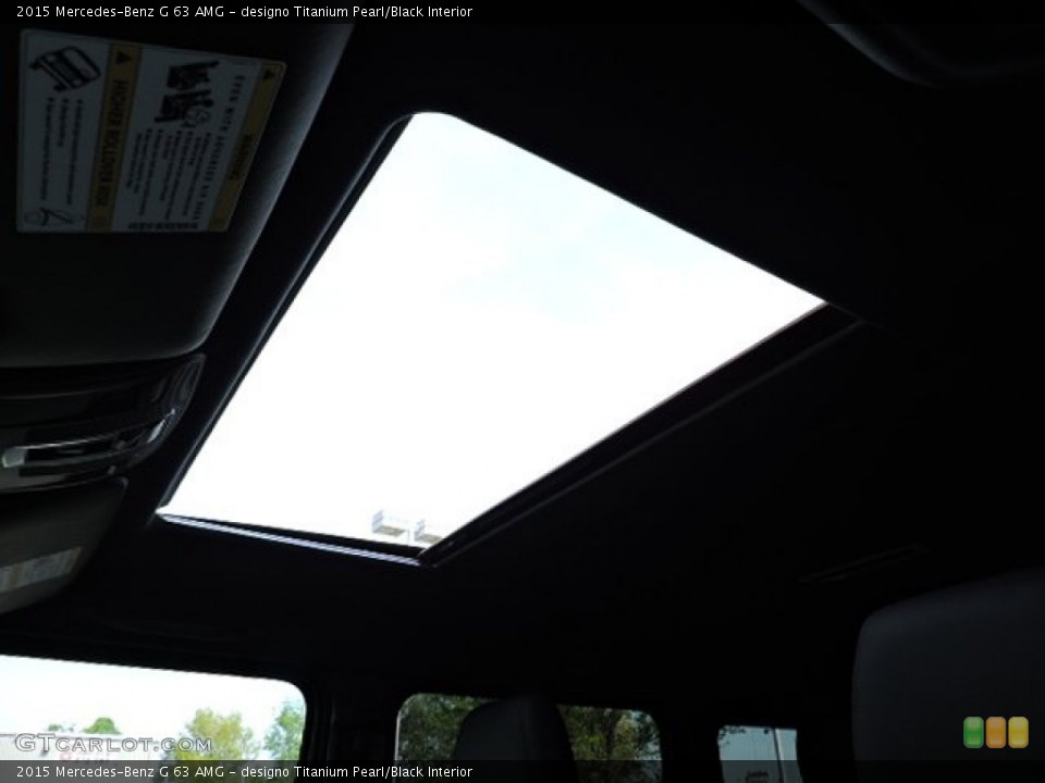 designo Titanium Pearl/Black Interior Sunroof for the 2015 Mercedes-Benz G 63 AMG #104053047