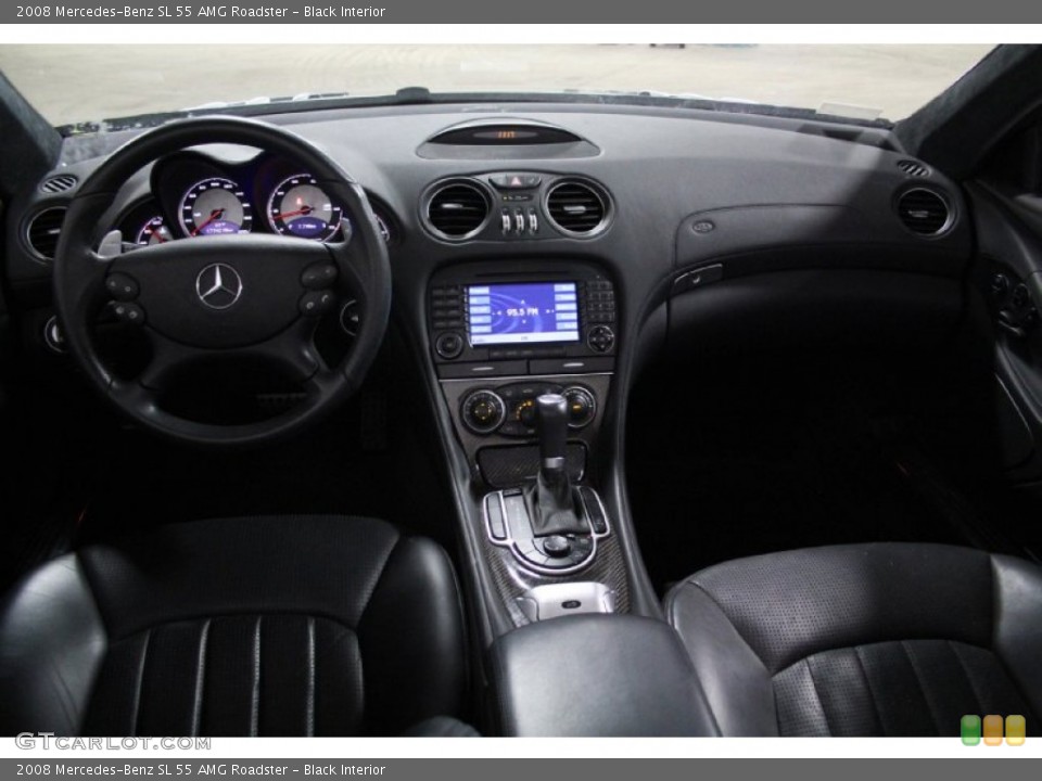 Black Interior Dashboard for the 2008 Mercedes-Benz SL 55 AMG Roadster #104054643
