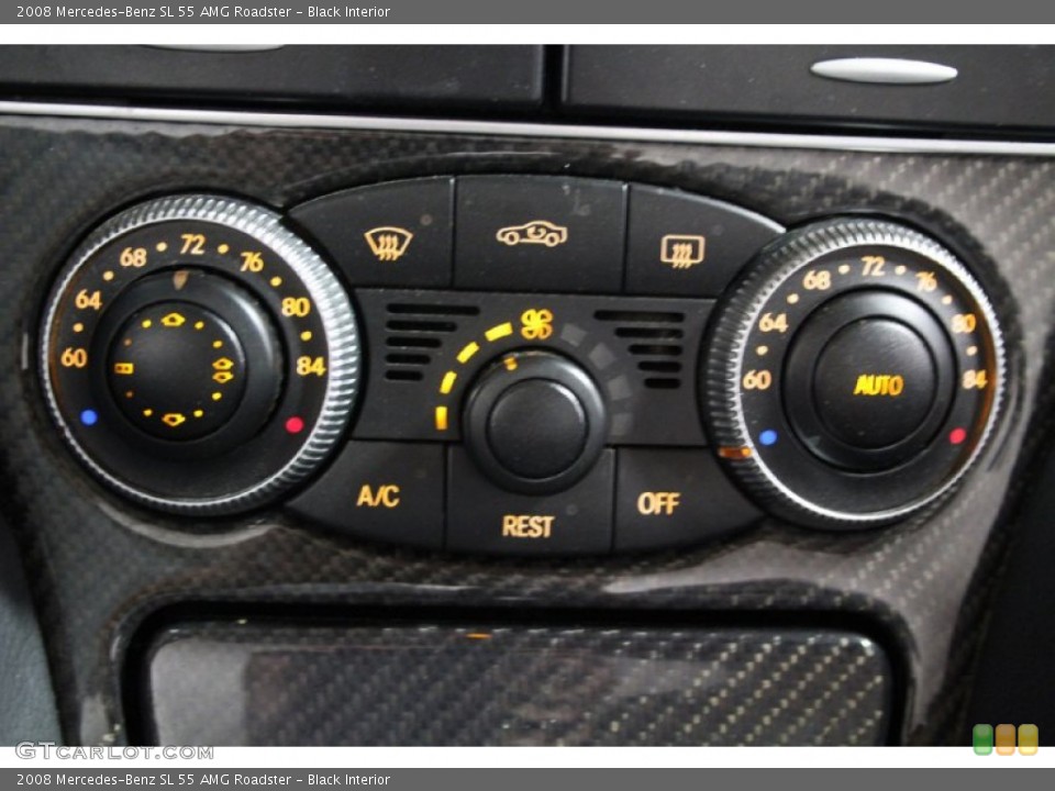 Black Interior Controls for the 2008 Mercedes-Benz SL 55 AMG Roadster #104054715
