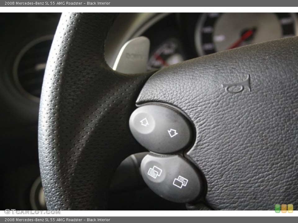 Black Interior Controls for the 2008 Mercedes-Benz SL 55 AMG Roadster #104054757