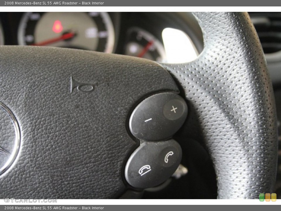 Black Interior Controls for the 2008 Mercedes-Benz SL 55 AMG Roadster #104054772