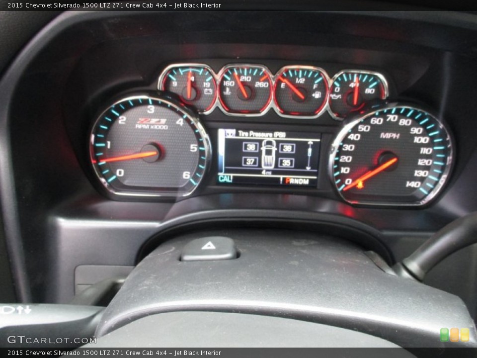 Jet Black Interior Gauges for the 2015 Chevrolet Silverado 1500 LTZ Z71 Crew Cab 4x4 #104056437