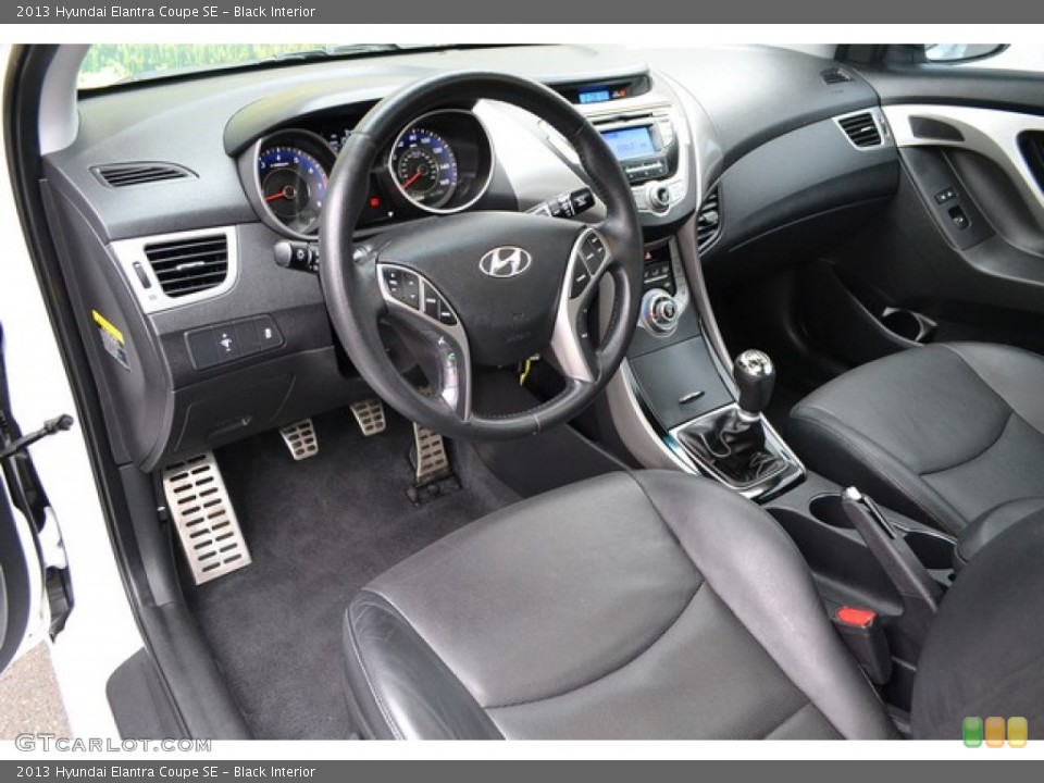 Black Interior Photo for the 2013 Hyundai Elantra Coupe SE #104065486