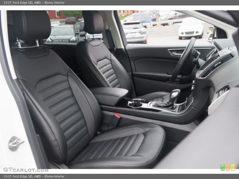 Ebony Interior Front Seat for the 2015 Ford Edge SEL AWD #104097943