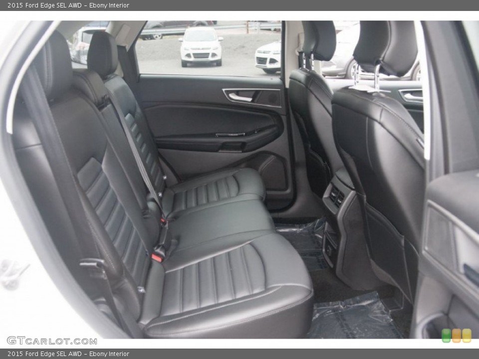 Ebony Interior Rear Seat for the 2015 Ford Edge SEL AWD #104097990