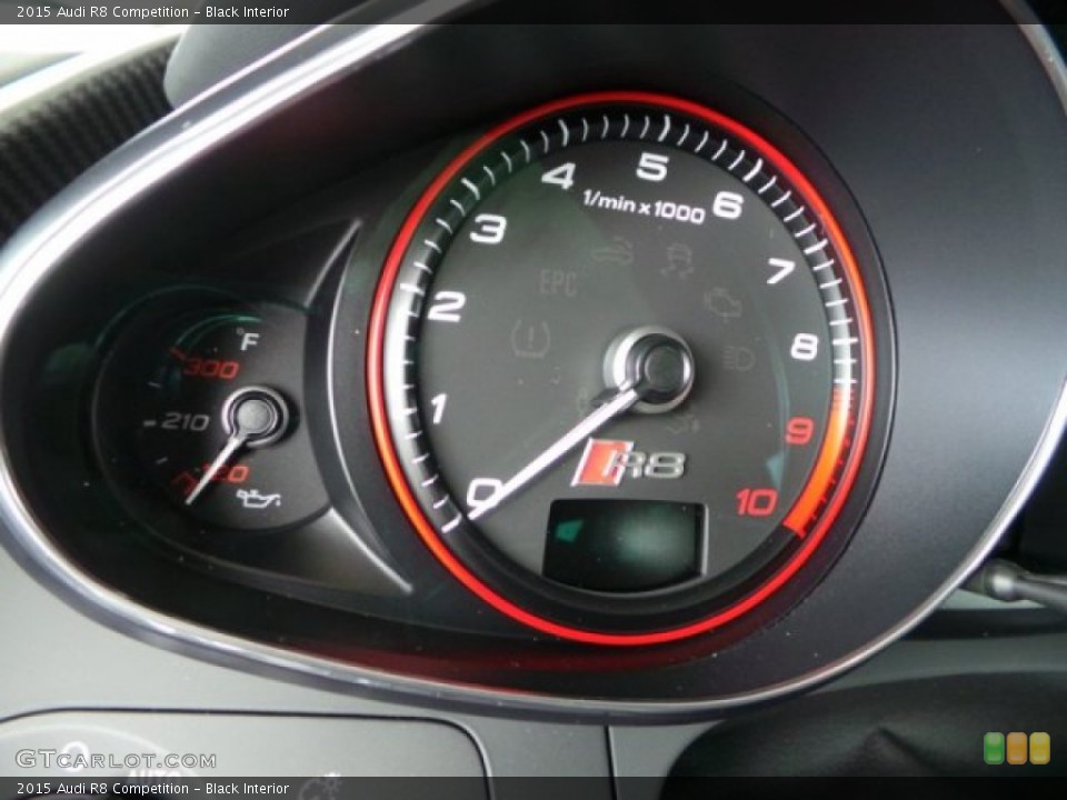 Black Interior Gauges for the 2015 Audi R8 Competition #104099014