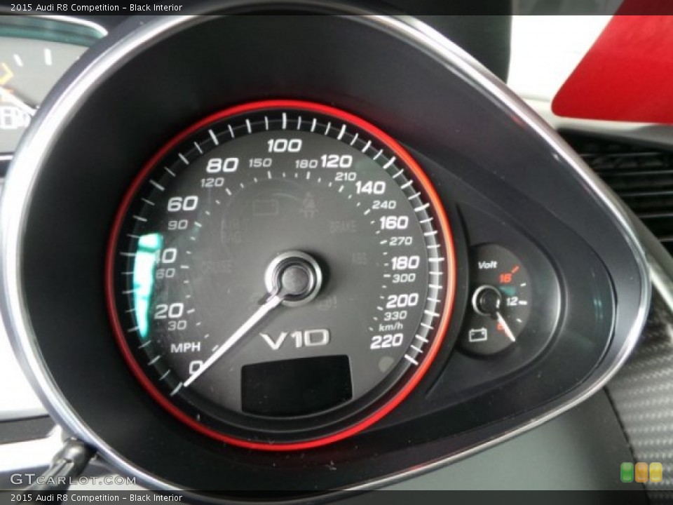 Black Interior Gauges for the 2015 Audi R8 Competition #104099035