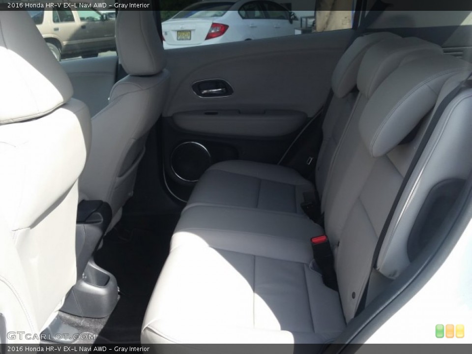 Gray Interior Rear Seat for the 2016 Honda HR-V EX-L Navi AWD #104100513