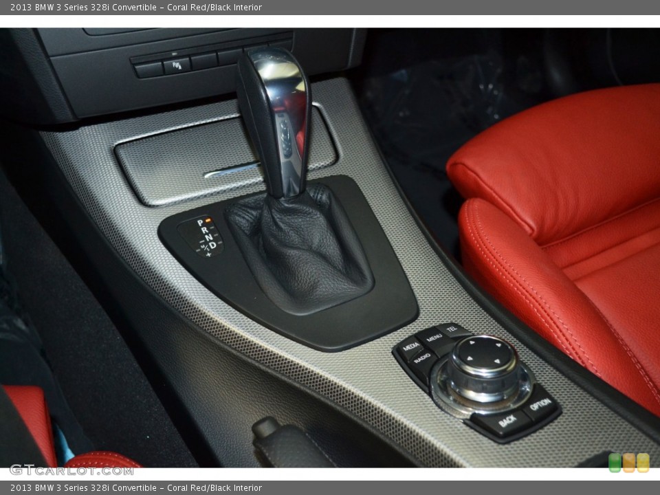 Coral Red/Black Interior Transmission for the 2013 BMW 3 Series 328i Convertible #104101384