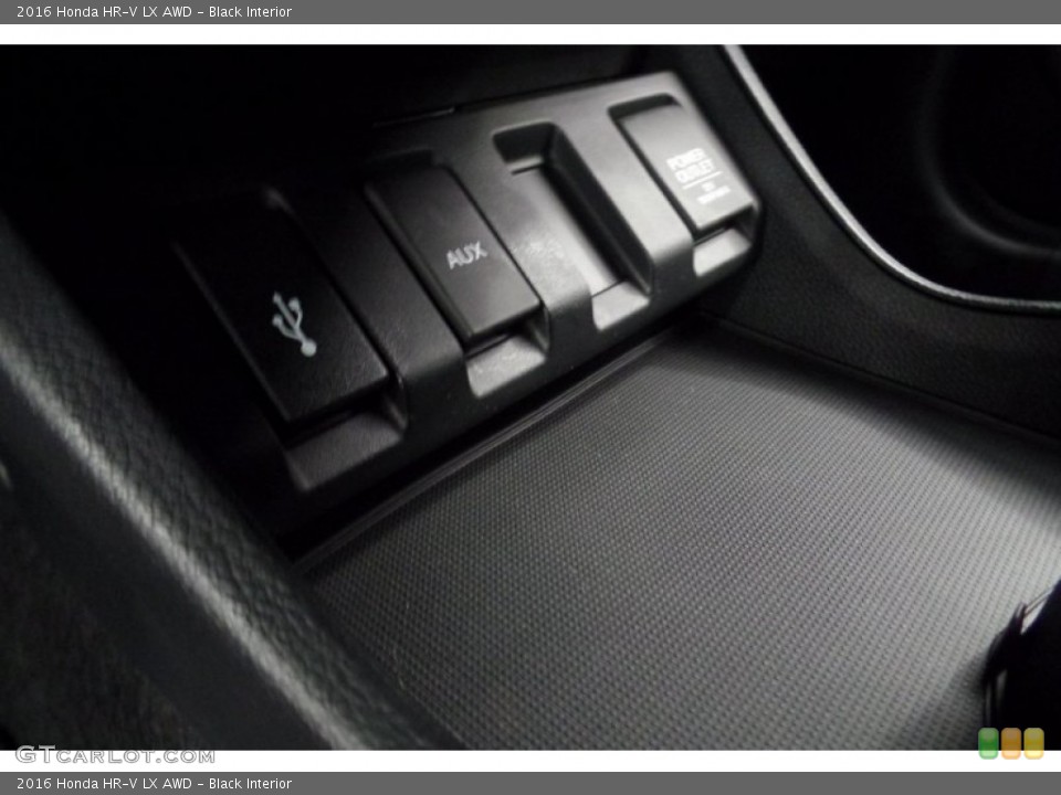 Black Interior Controls for the 2016 Honda HR-V LX AWD #104106434