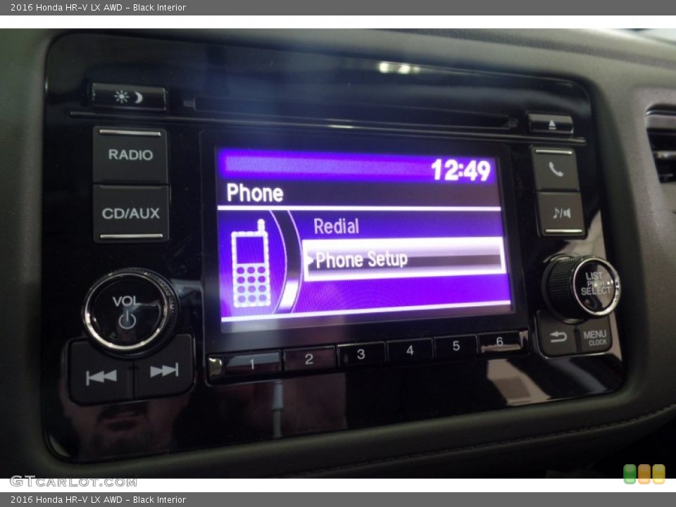 Black Interior Audio System for the 2016 Honda HR-V LX AWD #104106473