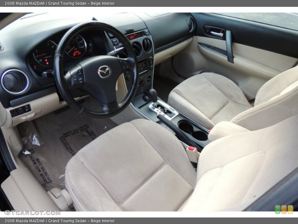 Beige Interior Photo for the 2008 Mazda MAZDA6 i Grand Touring Sedan #104109112