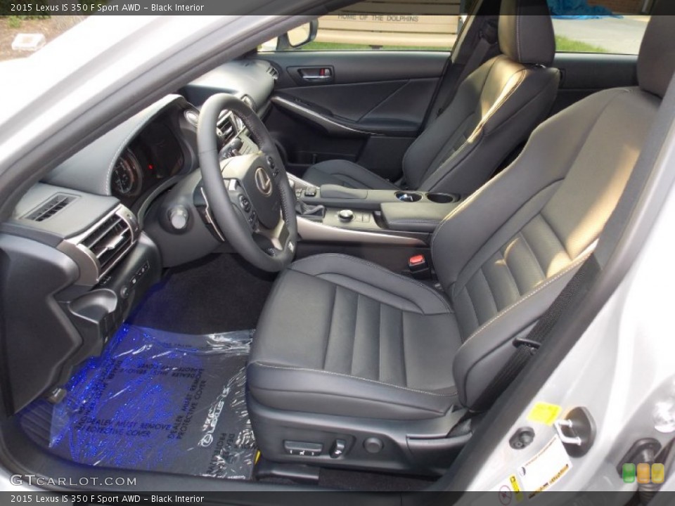 Black Interior Photo for the 2015 Lexus IS 350 F Sport AWD #104113885