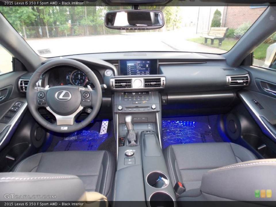 Black Interior Dashboard for the 2015 Lexus IS 350 F Sport AWD #104113909