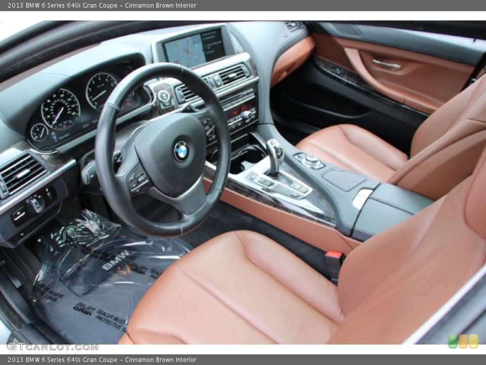 Cinnamon Brown Interior Photo for the 2013 BMW 6 Series 640i Gran Coupe #104117152