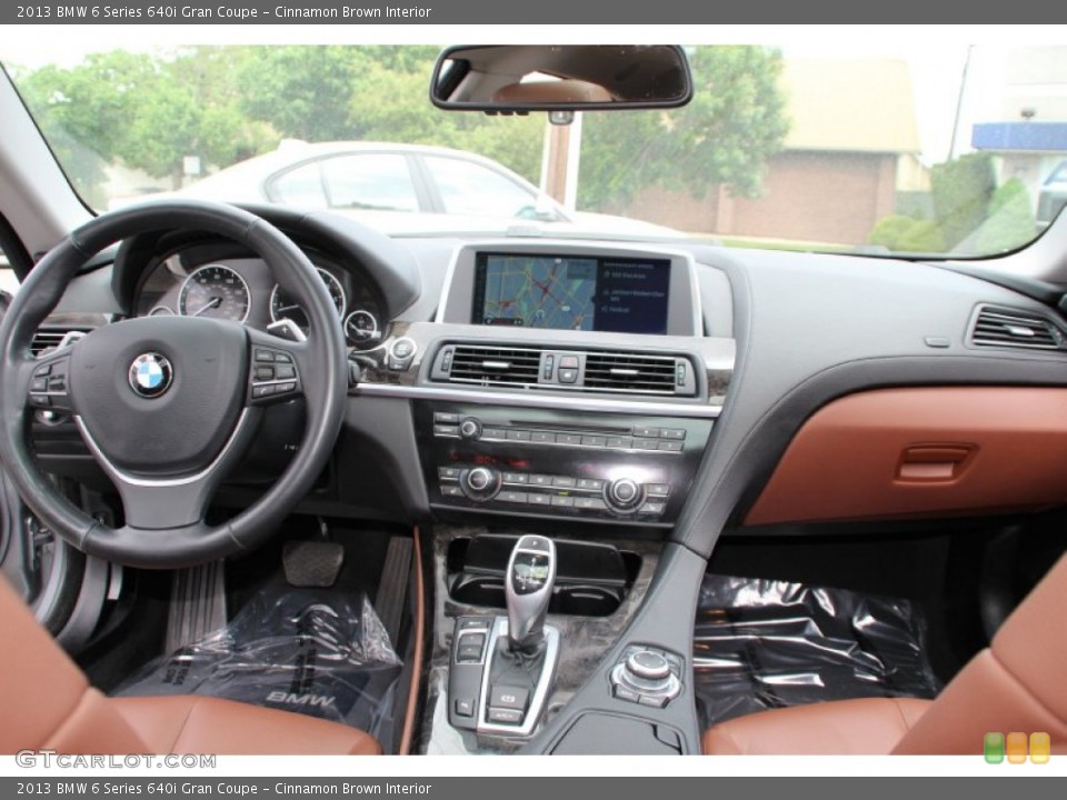 Cinnamon Brown Interior Dashboard for the 2013 BMW 6 Series 640i Gran Coupe #104117221