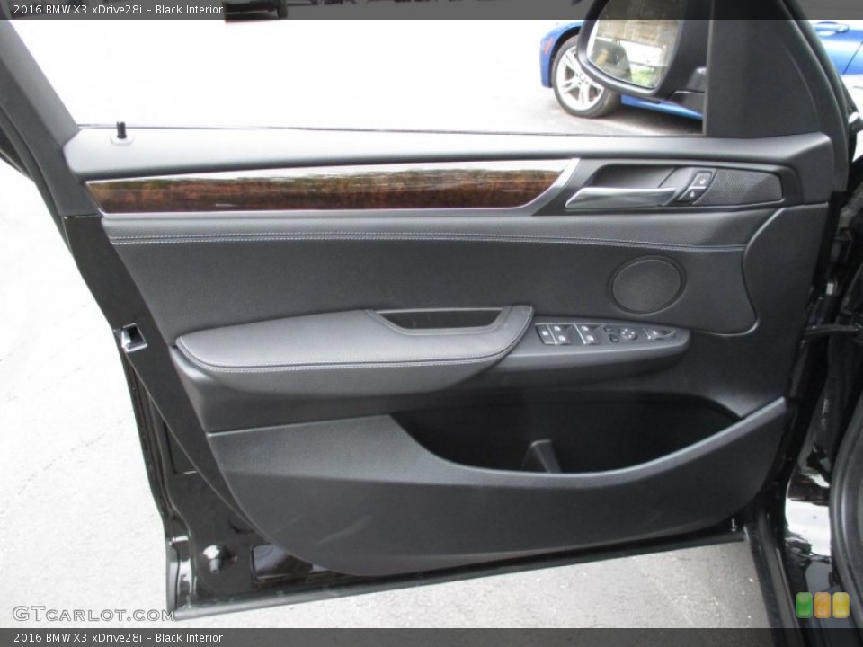 Black Interior Door Panel for the 2016 BMW X3 xDrive28i #104135227