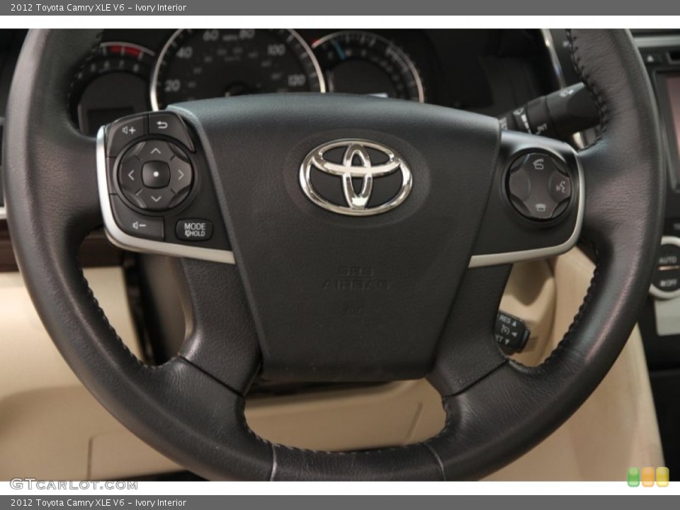 Ivory Interior Steering Wheel for the 2012 Toyota Camry XLE V6 #104135374