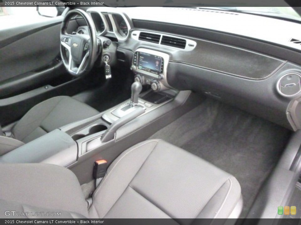 Black Interior Dashboard for the 2015 Chevrolet Camaro LT Convertible #104136034