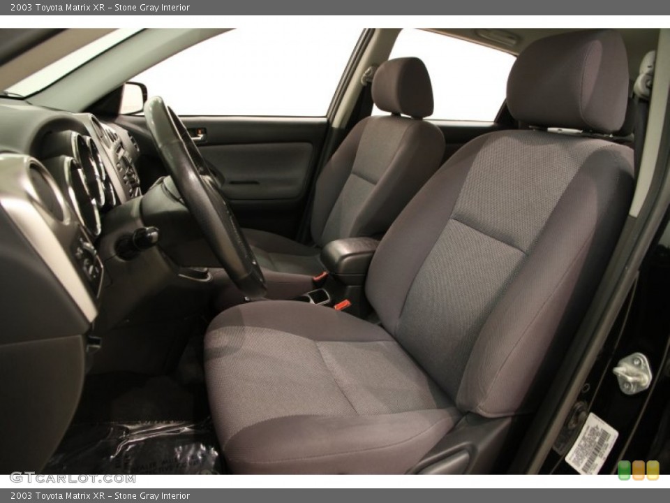 Stone Gray 2003 Toyota Matrix Interiors