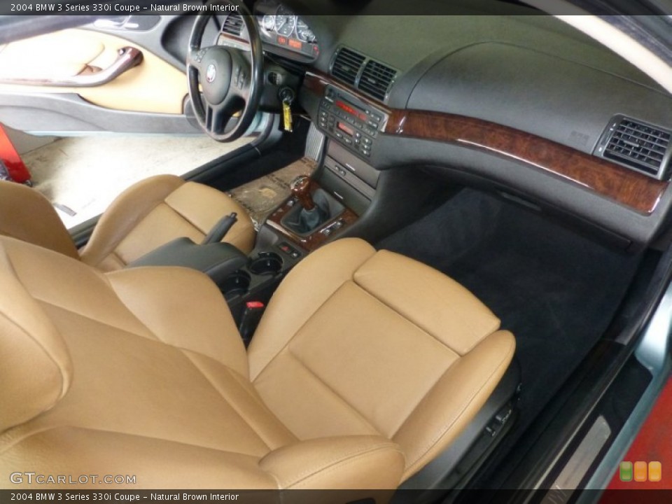 Natural Brown Interior Dashboard for the 2004 BMW 3 Series 330i Coupe #104180279
