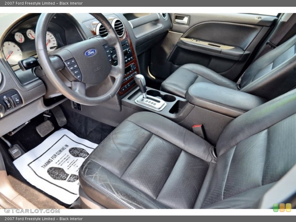 Black 2007 Ford Freestyle Interiors