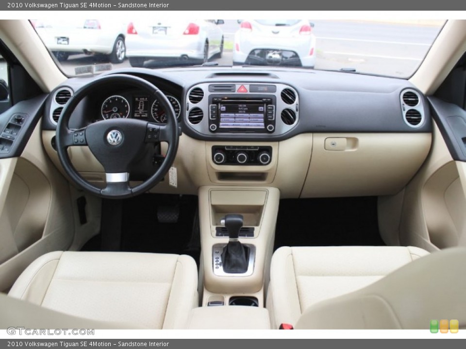 Sandstone Interior Photo for the 2010 Volkswagen Tiguan SE 4Motion #104191802