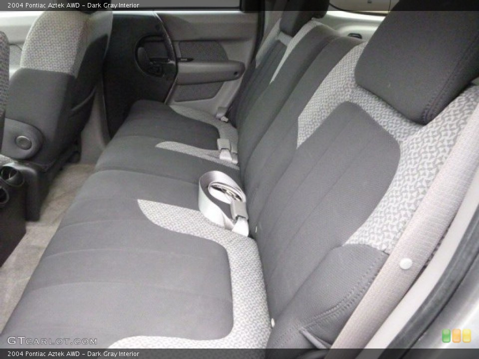Dark Gray Interior Rear Seat for the 2004 Pontiac Aztek AWD #104202966