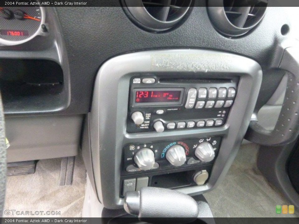 Dark Gray Interior Controls for the 2004 Pontiac Aztek AWD #104203049