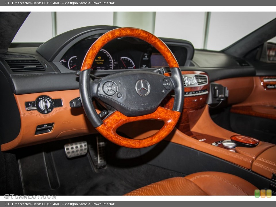 designo Saddle Brown Interior Prime Interior for the 2011 Mercedes-Benz CL 65 AMG #104209182