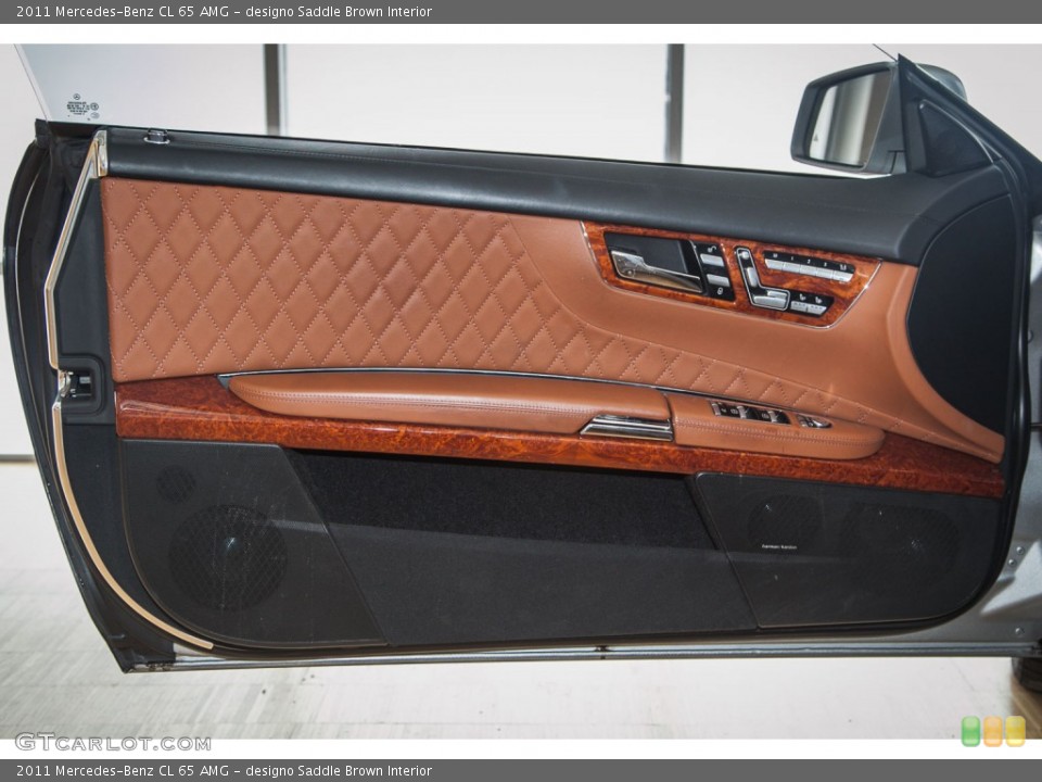 designo Saddle Brown Interior Door Panel for the 2011 Mercedes-Benz CL 65 AMG #104209245