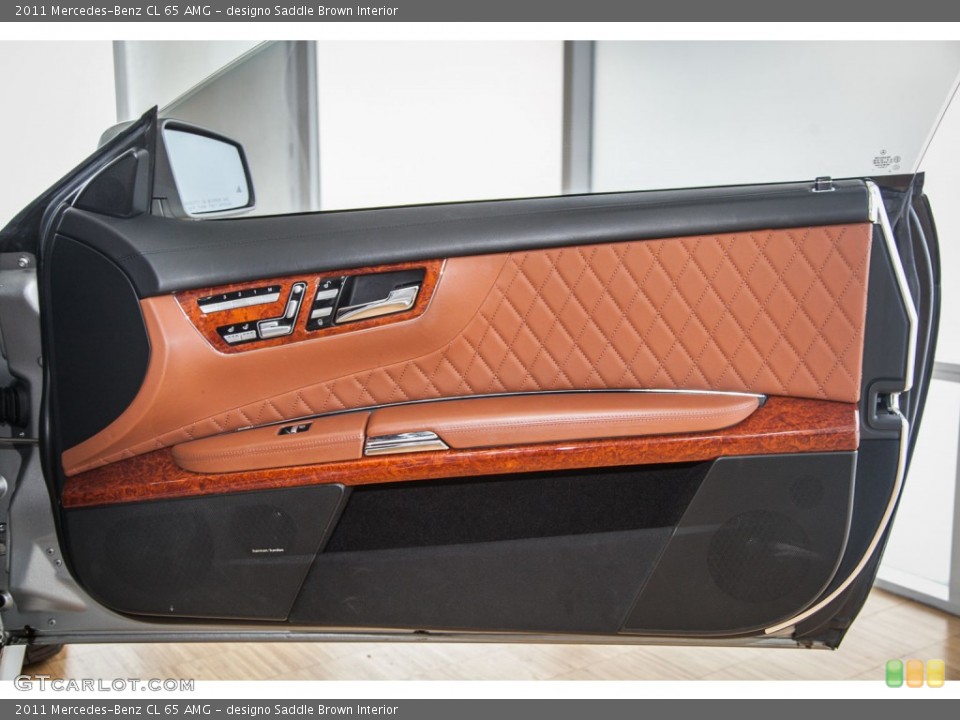 designo Saddle Brown Interior Door Panel for the 2011 Mercedes-Benz CL 65 AMG #104209335