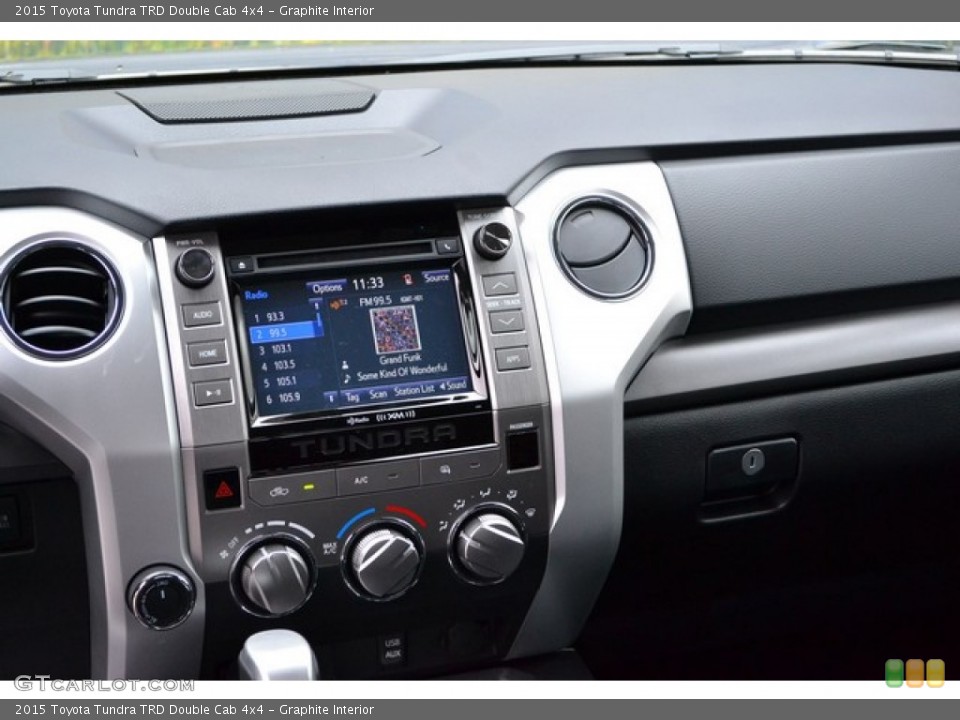 Graphite Interior Controls for the 2015 Toyota Tundra TRD Double Cab 4x4 #104209863