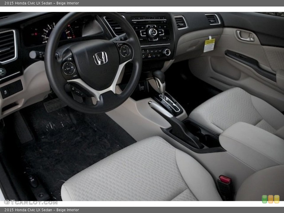 Beige Interior Photo for the 2015 Honda Civic LX Sedan #104222452