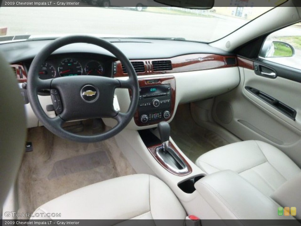 Gray Interior Prime Interior for the 2009 Chevrolet Impala LT #104230583