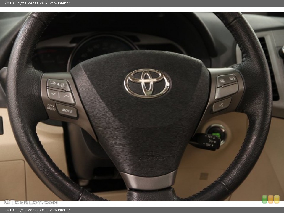 Ivory Interior Steering Wheel for the 2010 Toyota Venza V6 #104239619