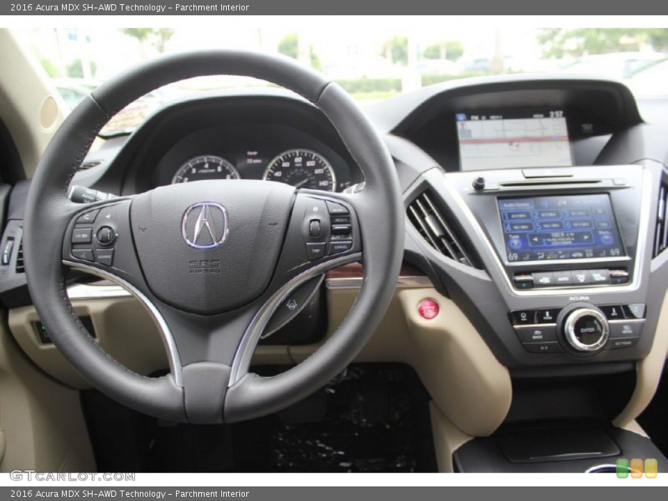 Parchment Interior Dashboard for the 2016 Acura MDX SH-AWD Technology #104242148