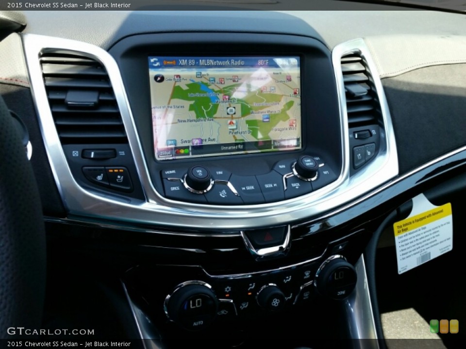 Jet Black Interior Navigation for the 2015 Chevrolet SS Sedan #104251553
