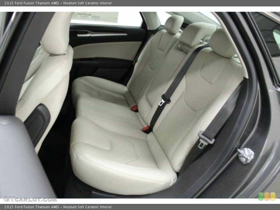 Medium Soft Ceramic Interior Rear Seat for the 2015 Ford Fusion Titanium AWD #104253443