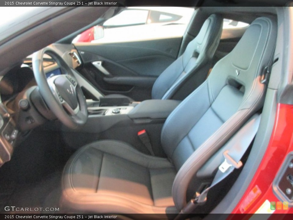 Jet Black Interior Photo for the 2015 Chevrolet Corvette Stingray Coupe Z51 #104254486