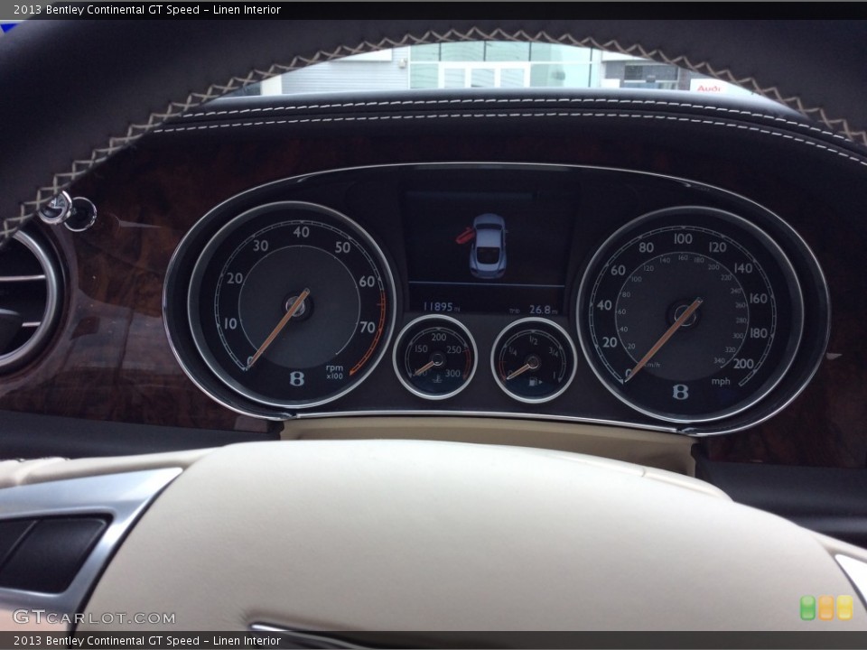 Linen Interior Gauges for the 2013 Bentley Continental GT Speed #104256891