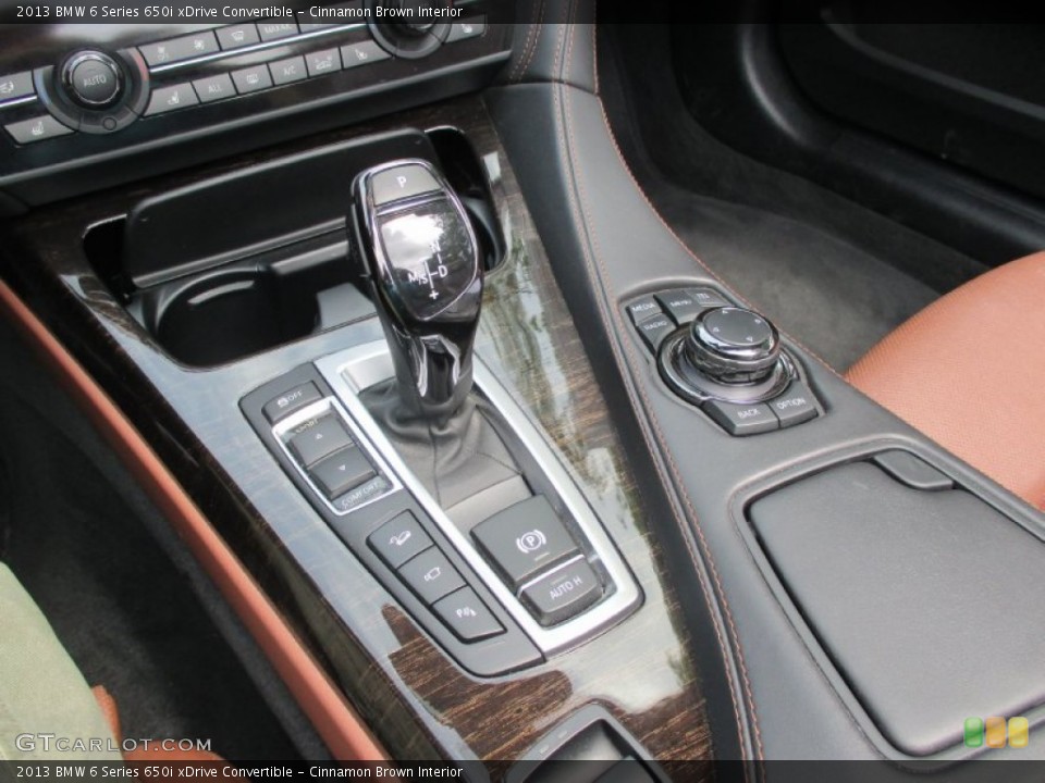 Cinnamon Brown Interior Transmission for the 2013 BMW 6 Series 650i xDrive Convertible #104261199