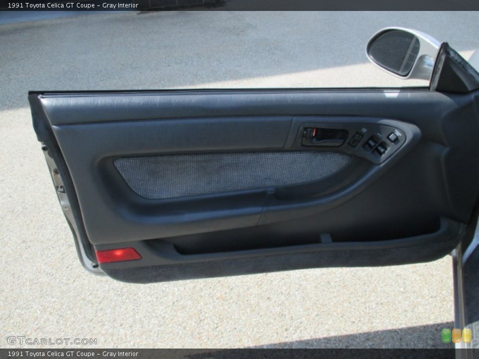 Gray Interior Door Panel for the 1991 Toyota Celica GT Coupe #104262795