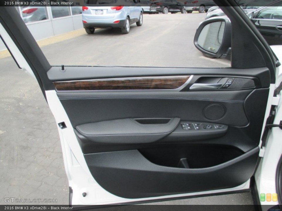 Black Interior Door Panel for the 2016 BMW X3 xDrive28i #104262959