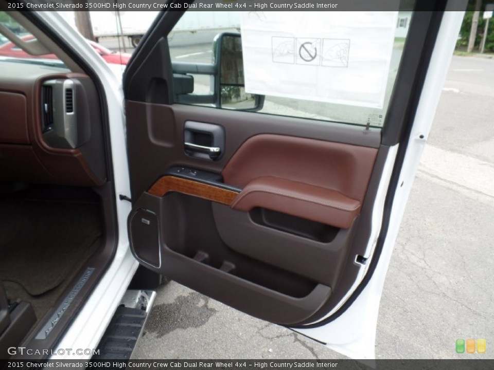 High Country Saddle Interior Door Panel for the 2015 Chevrolet Silverado 3500HD High Country Crew Cab Dual Rear Wheel 4x4 #104264175
